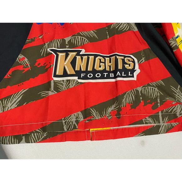 UCF Button Up Shirt Mens Size Large Yellow Black Blue Polyester Spandex - Picture 6 of 10